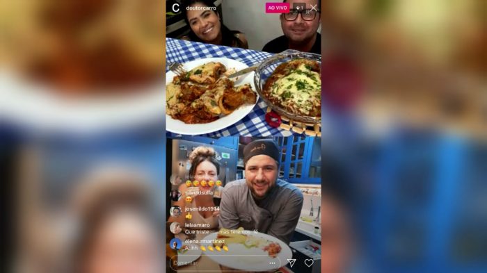 Youtuber famoso convida chef Guga Rossi para receita gastronômica virtual
