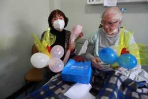 Paciente celebra aniversário de casamento